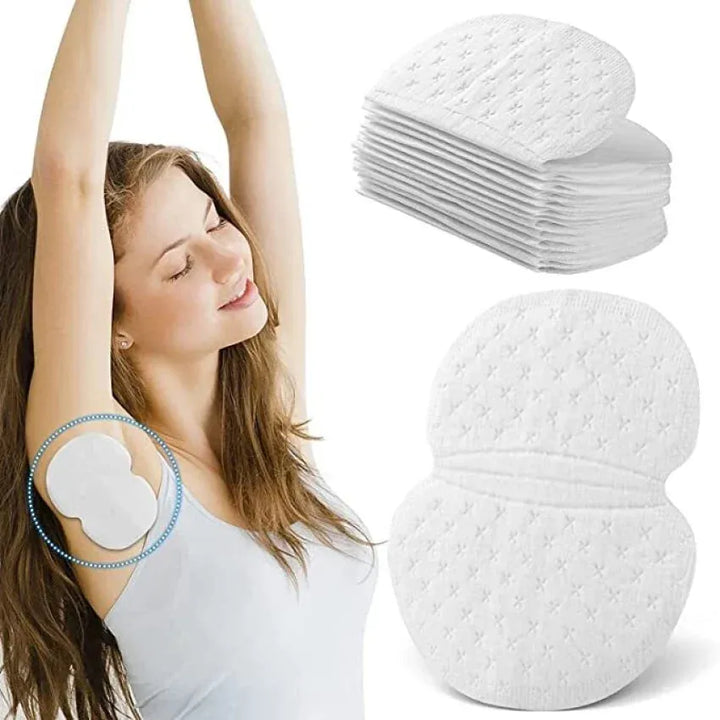Disposable Underarm Sweat Pads (Peel & Stick, Invisible)