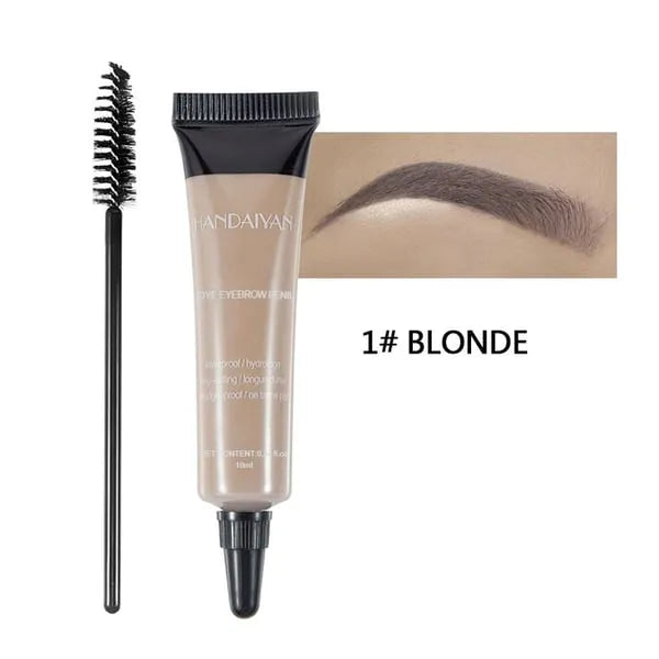 BrowInk™ Waterproof Liquid Eyebrow Gel Tint (Free Brush Included)