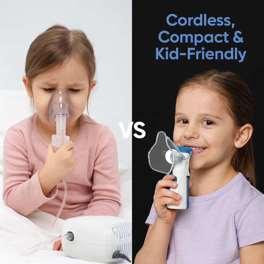 Breathe Easy Portable Mesh Nebulizer for Kids & Adults