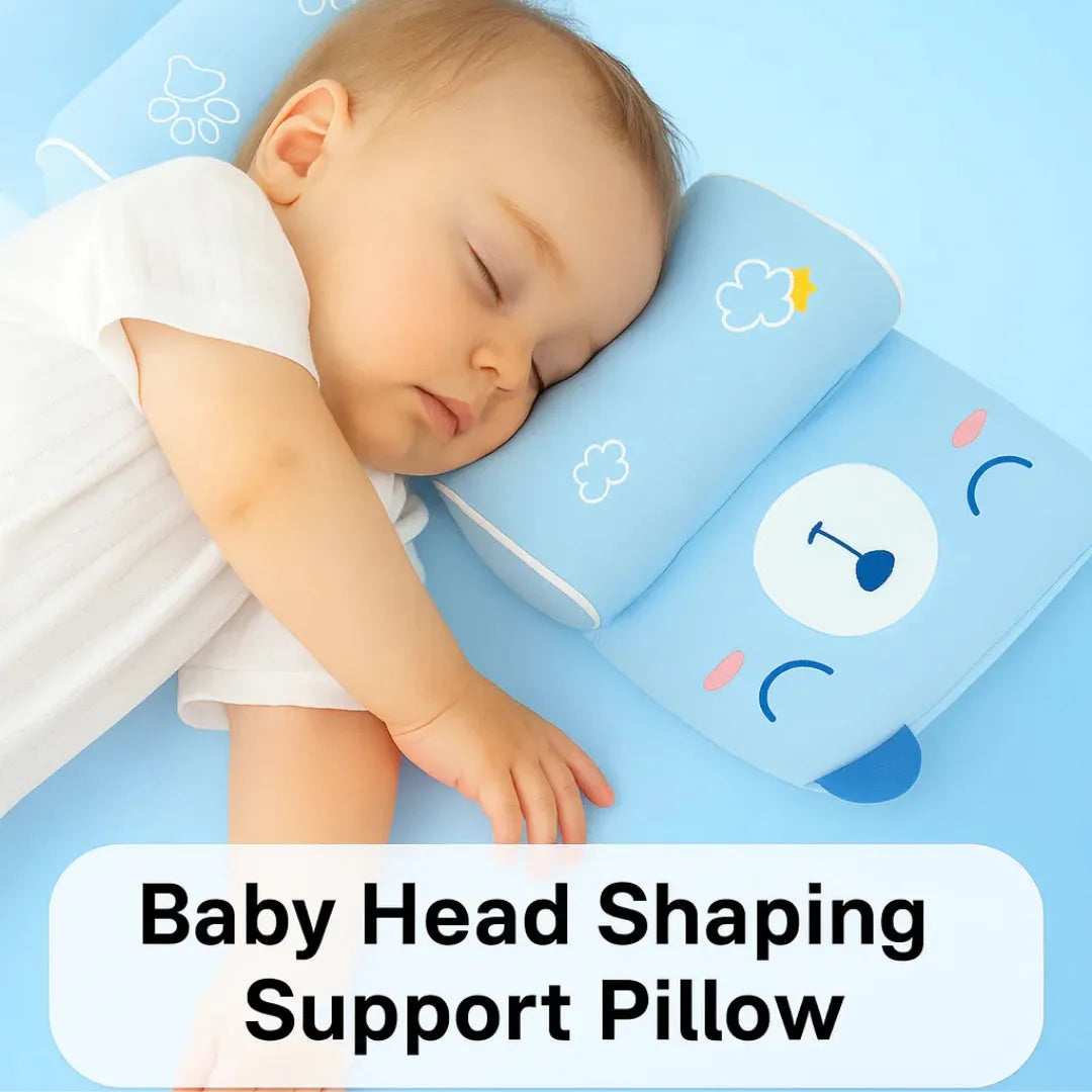 Baby Head Shaping & Support Pillow – Soft Ergonomic Newborn Pillow