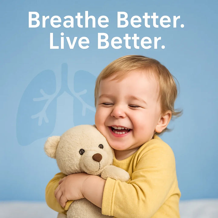 Breathe Easy Portable Mesh Nebulizer for Kids & Adults