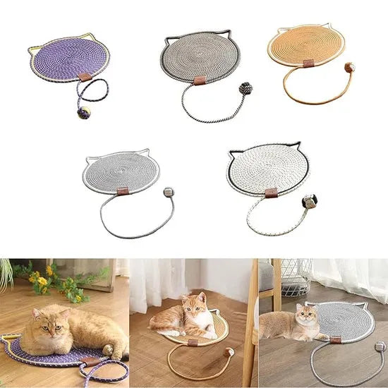 PawNest™ – Soft & Durable Cat Scratch Pad & Pet Sleeping Mat