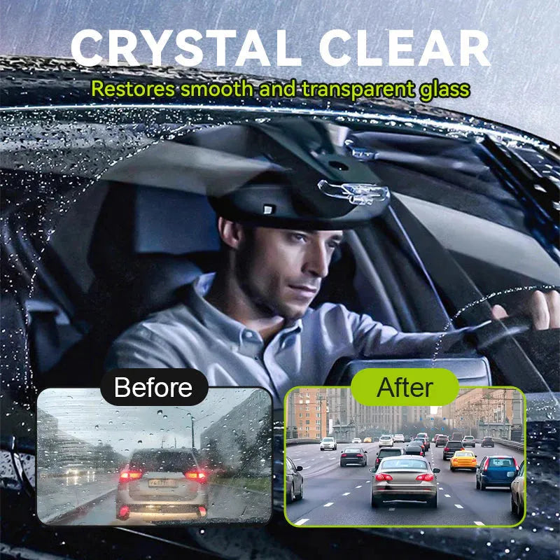 ClearDrive™ Car Windshield & Glass Cleaner Spray – Streak-Free Oil Film Remover