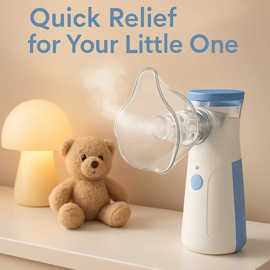 Breathe Easy Portable Mesh Nebulizer for Kids & Adults