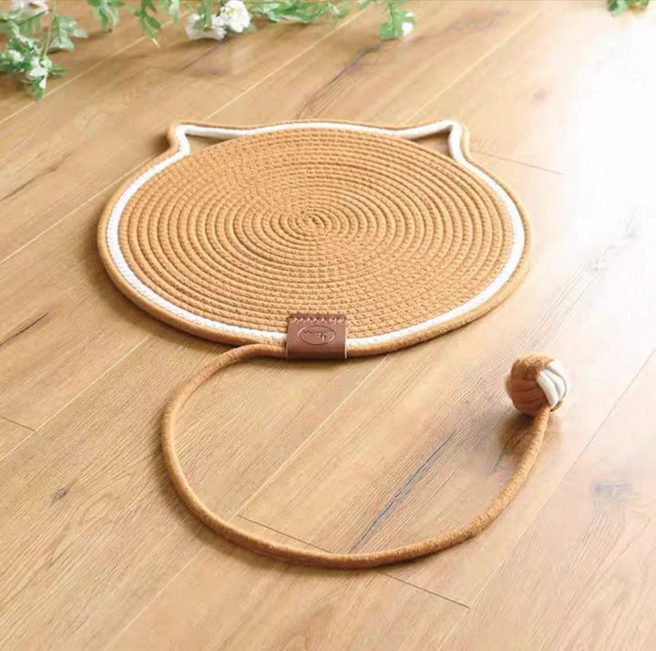 PawNest™ – Soft & Durable Cat Scratch Pad & Pet Sleeping Mat