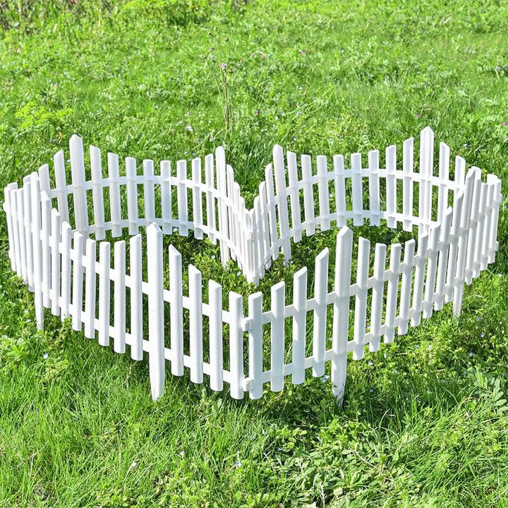 Decorative Garden Border Fence – PVC Picket Edging for Home & Outdoor Use