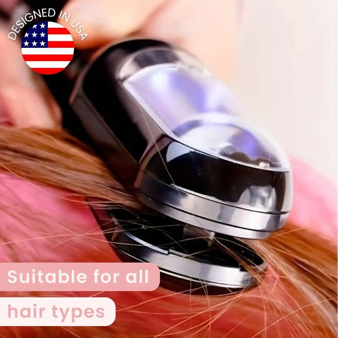 Split End Hair Trimmer — Cordless Split-End Remover for Silky, Damage-Free Hair