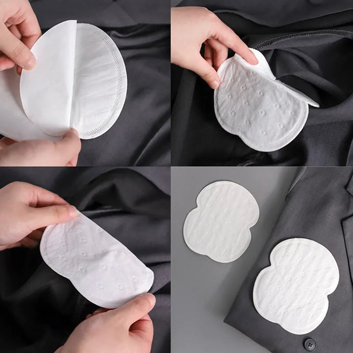 Disposable Underarm Sweat Pads (Peel & Stick, Invisible)