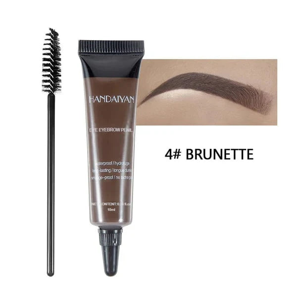 BrowInk™ Waterproof Liquid Eyebrow Gel Tint (Free Brush Included)