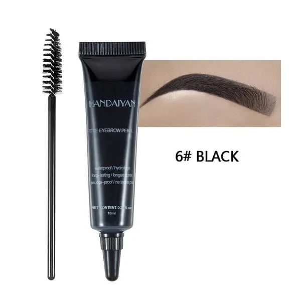 BrowInk™ Waterproof Liquid Eyebrow Gel Tint (Free Brush Included)