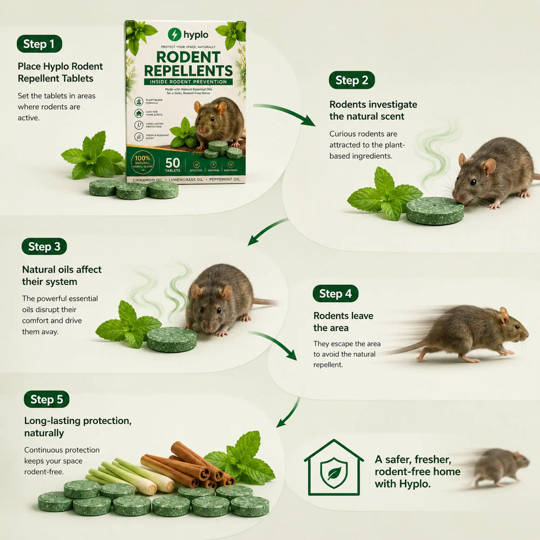 PestGuard™ Herbal Rodent Repellent Tablets