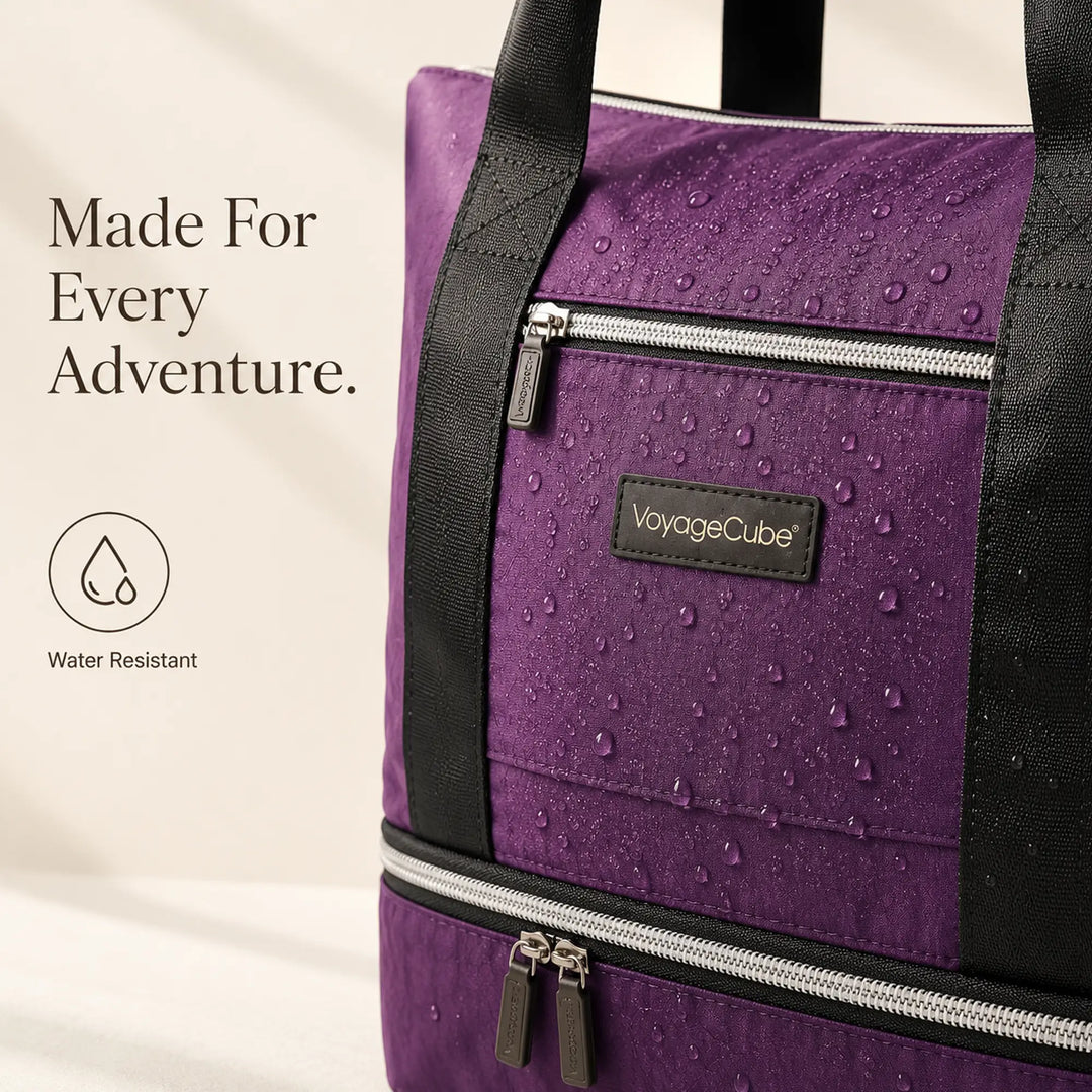 VoyageCube™ 2-in-1 Travel Tote with Detachable Packing Cube – Cabin-Friendly Weekender Bag