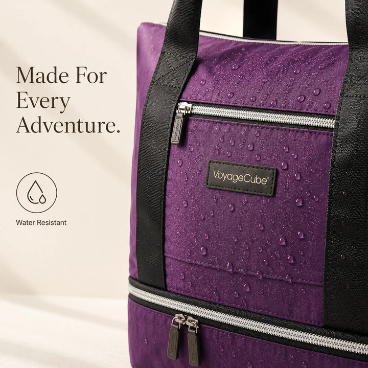 VoyageCube™ 2-in-1 Travel Tote with Detachable Packing Cube – Cabin-Friendly Weekender Bag