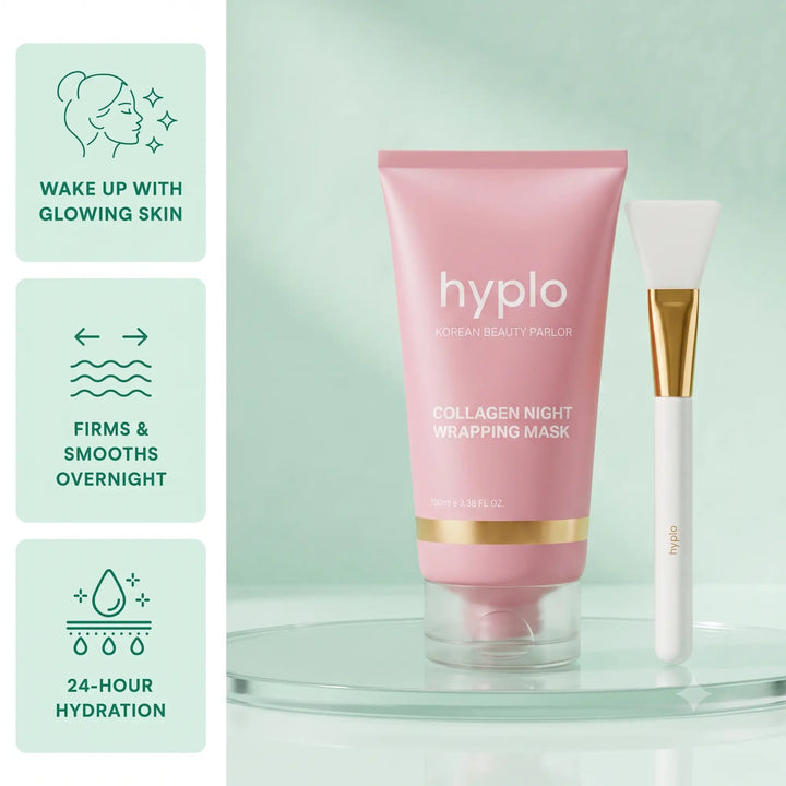 Overnight Glow Sleeping Mask – Peel-Off Collagen Face Wrap for Hydrated, Smoother-Looking Skin