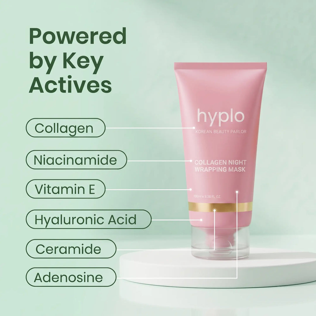 Overnight Glow Sleeping Mask – Peel-Off Collagen Face Wrap for Hydrated, Smoother-Looking Skin