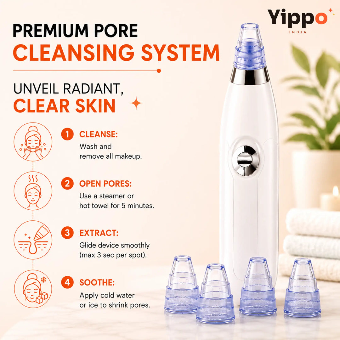 DermaSuction 4-in-1 Pore Vacuum & Blackhead Remover