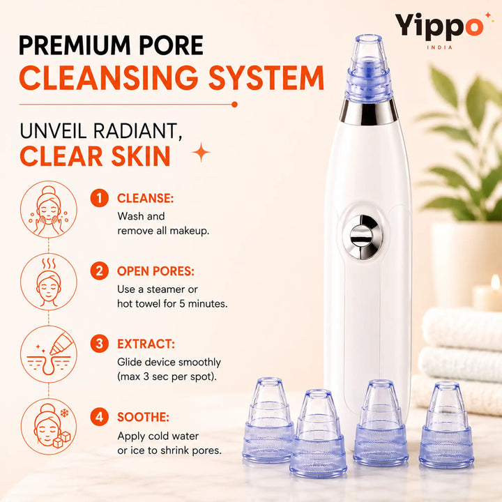 DermaSuction 4-in-1 Pore Vacuum & Blackhead Remover